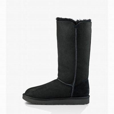 Botas UGG Bailey Button Triplet II Mulher Pretas | PT-YROVK